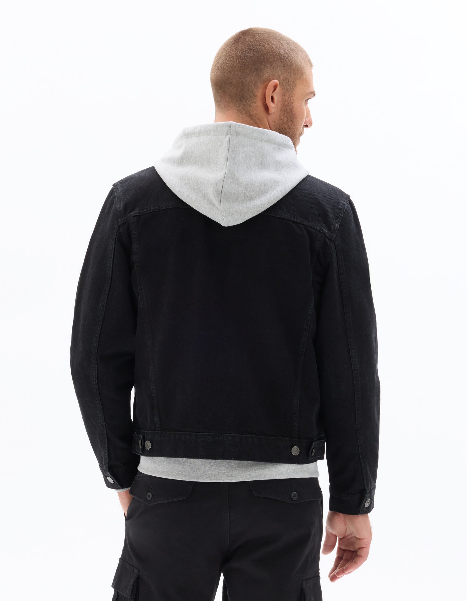 Boxy Fit 100% Cotton Solid Spread Collar Jackets