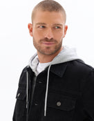 Boxy Fit 100% Cotton Solid Spread Collar Jackets