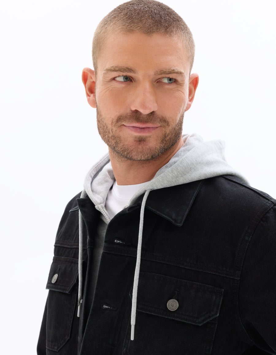 Boxy Fit 100% Cotton Solid Spread Collar Jackets