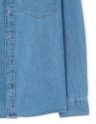 Regular Fit 100% Cotton Solid Spread Collar Shirts - Blue