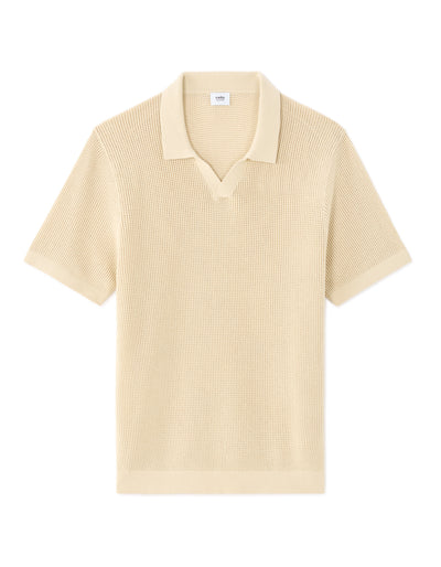 Regular Fit 100% Cotton Polo T-Shirt - Beige