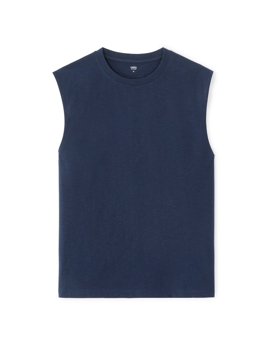 Regular Fit Poly-Cotton Solid Crew Neck T-Shirts