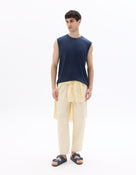 Regular Fit Poly-Cotton Solid Crew Neck T-Shirts