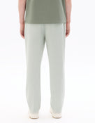Loose Fit Poly-Cotton Casual Trouser - Green