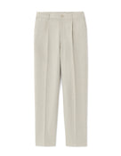 Loose Fit Poly-Cotton Casual Trouser - Grey