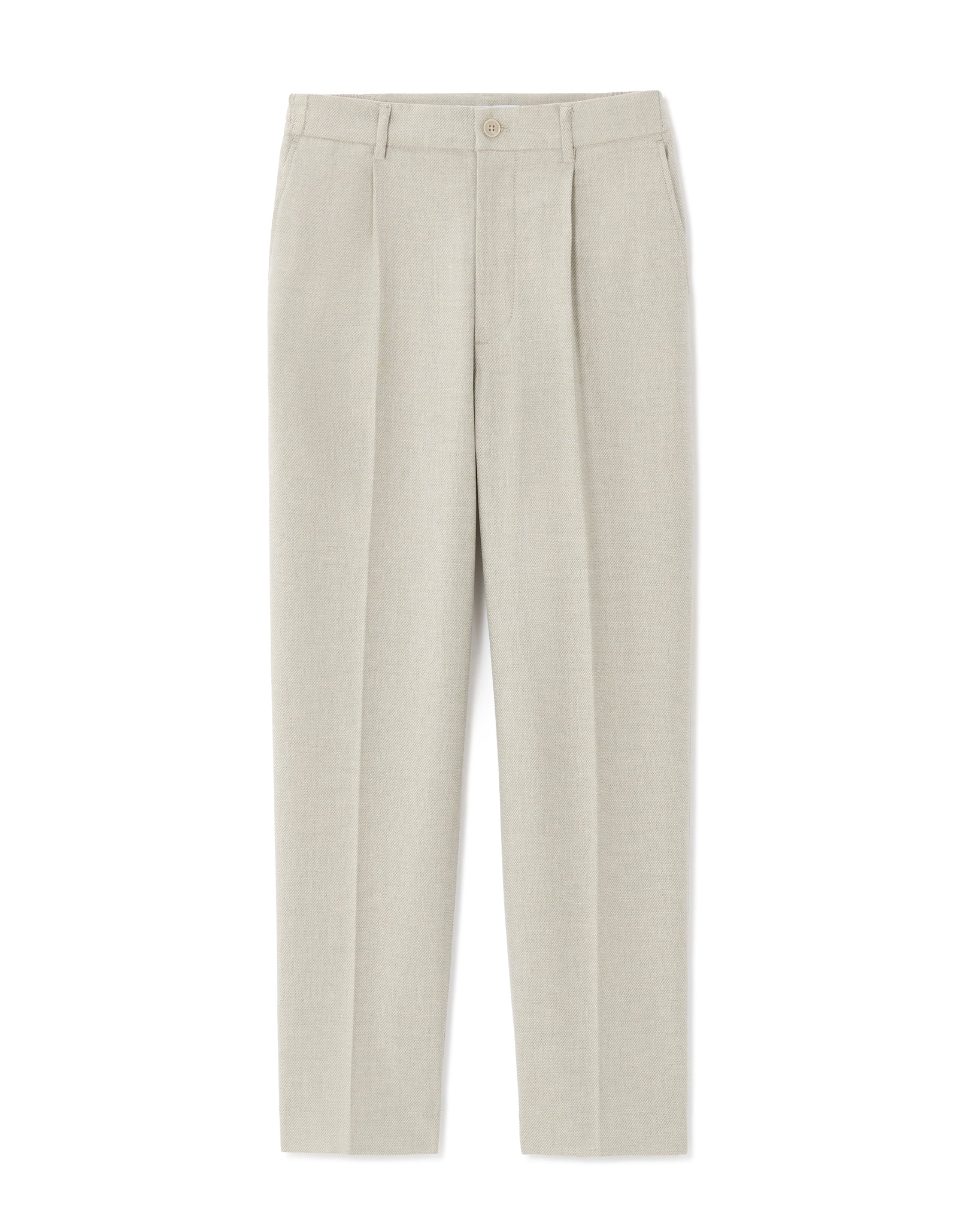 Loose Fit Poly-Cotton Casual Trouser - Grey