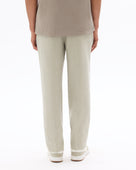 Loose Fit Poly-Cotton Casual Trouser - Grey