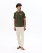 Loose Fit Poly-Cotton Casual Trouser - Off White