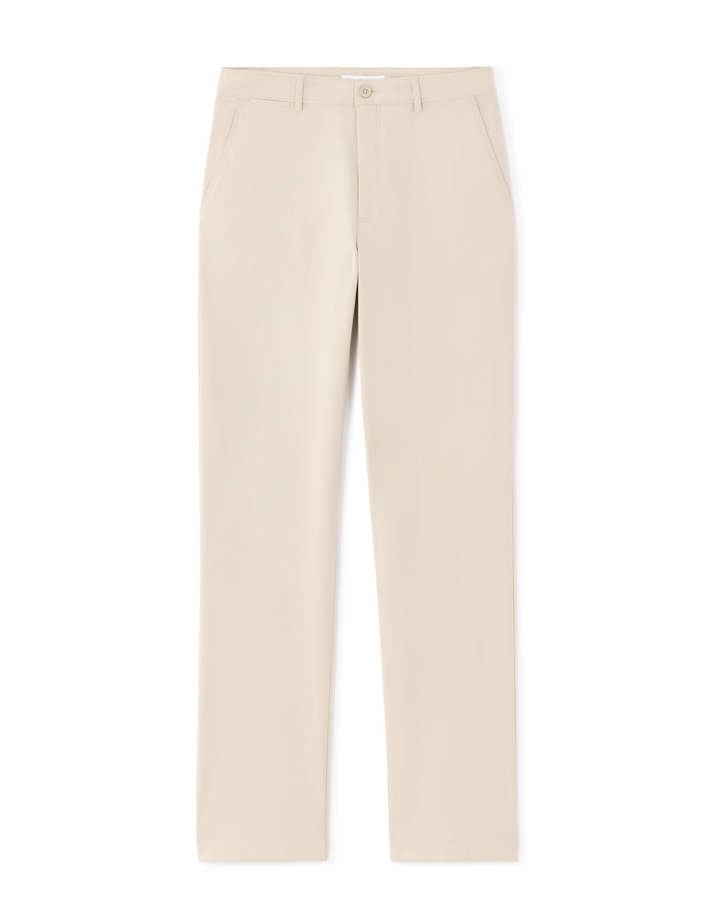 Celio Solid  Poly-Blend Beige Casual Trouser