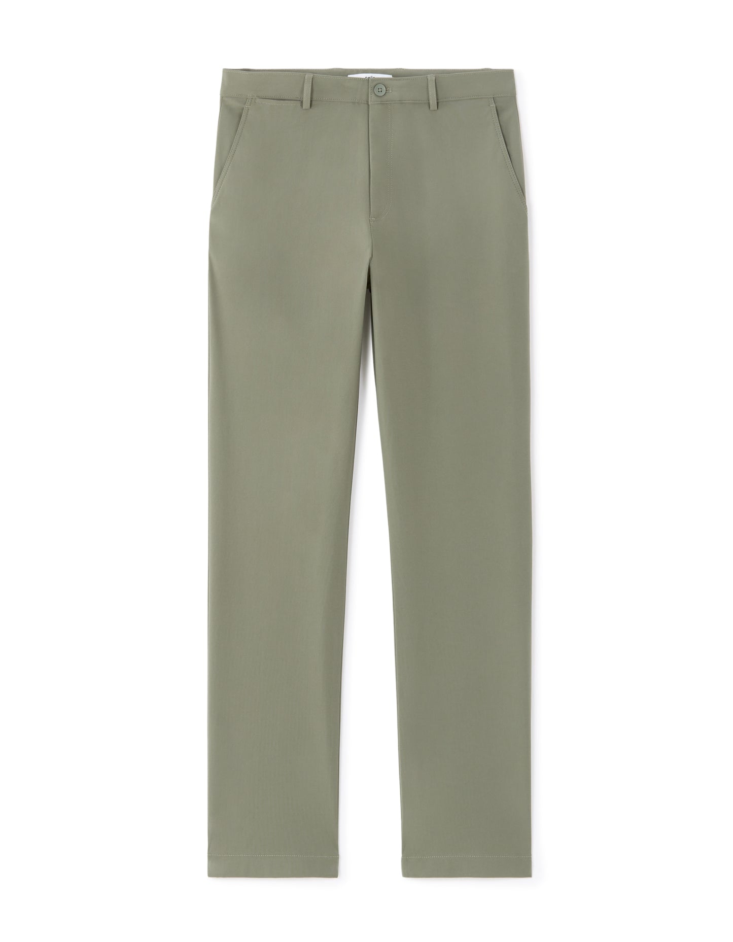 Celio Solid  Poly-Blend Green Casual Trouser