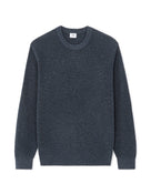 Regular Fit Poly-Cotton Textured Crew Neck Sweaters