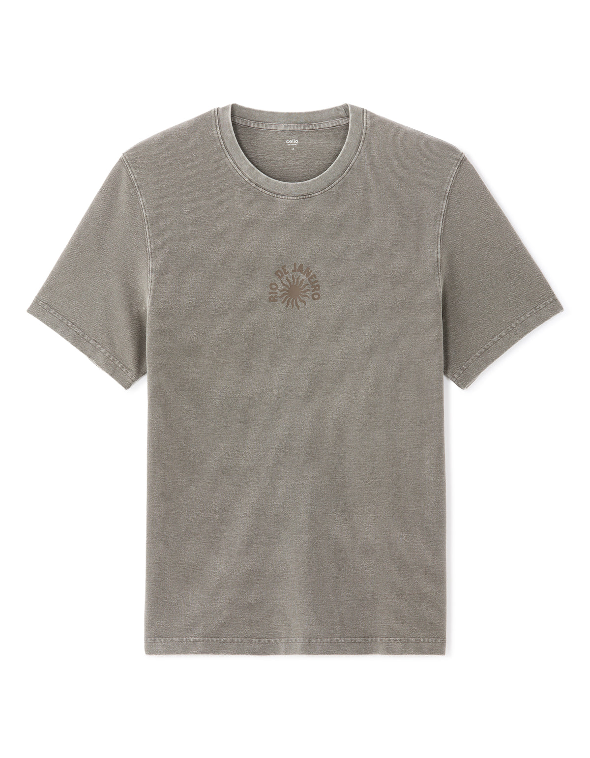 Boxy Fit Poly-Cotton Printed Crew Neck T-Shirts