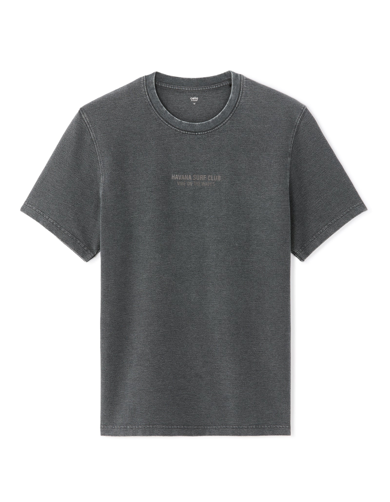 Boxy Fit Poly-Cotton Printed Crew Neck T-Shirts