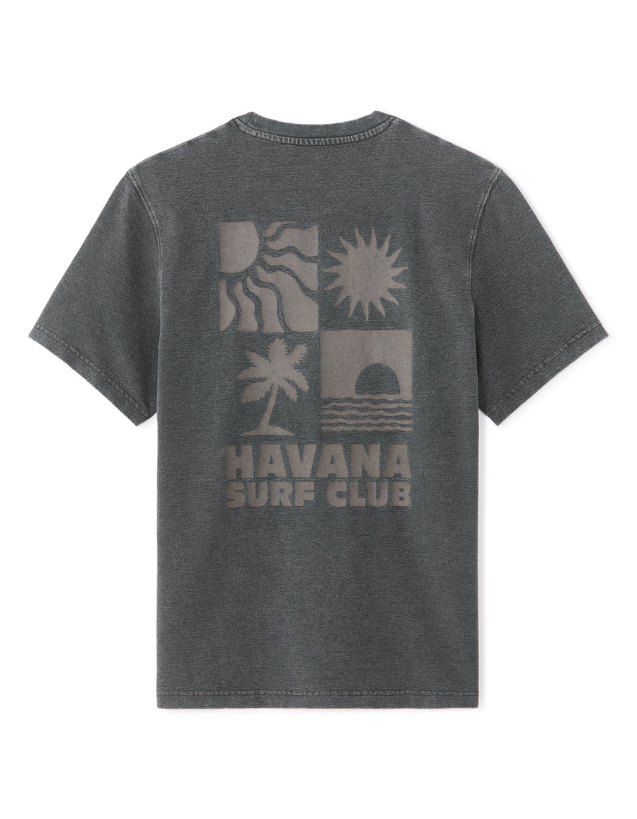 Boxy Fit Poly-Cotton Printed Crew Neck T-Shirts