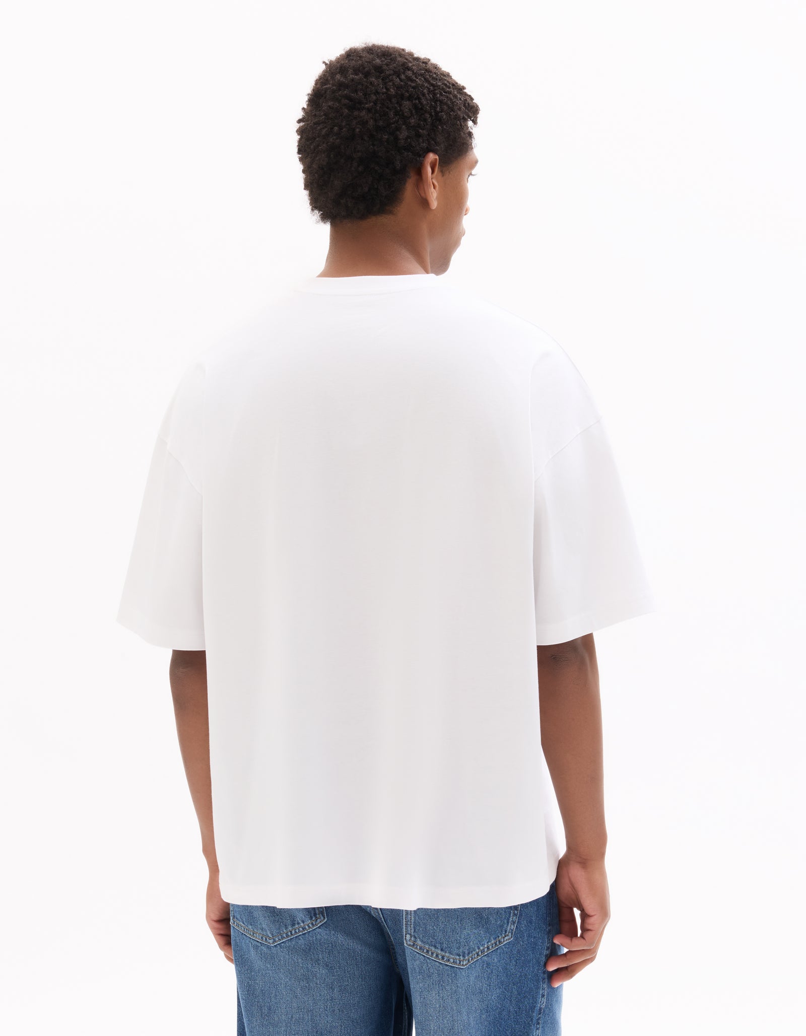 Regular Fit 100% Cotton Printed Crew Neck T-Shirts - Off White