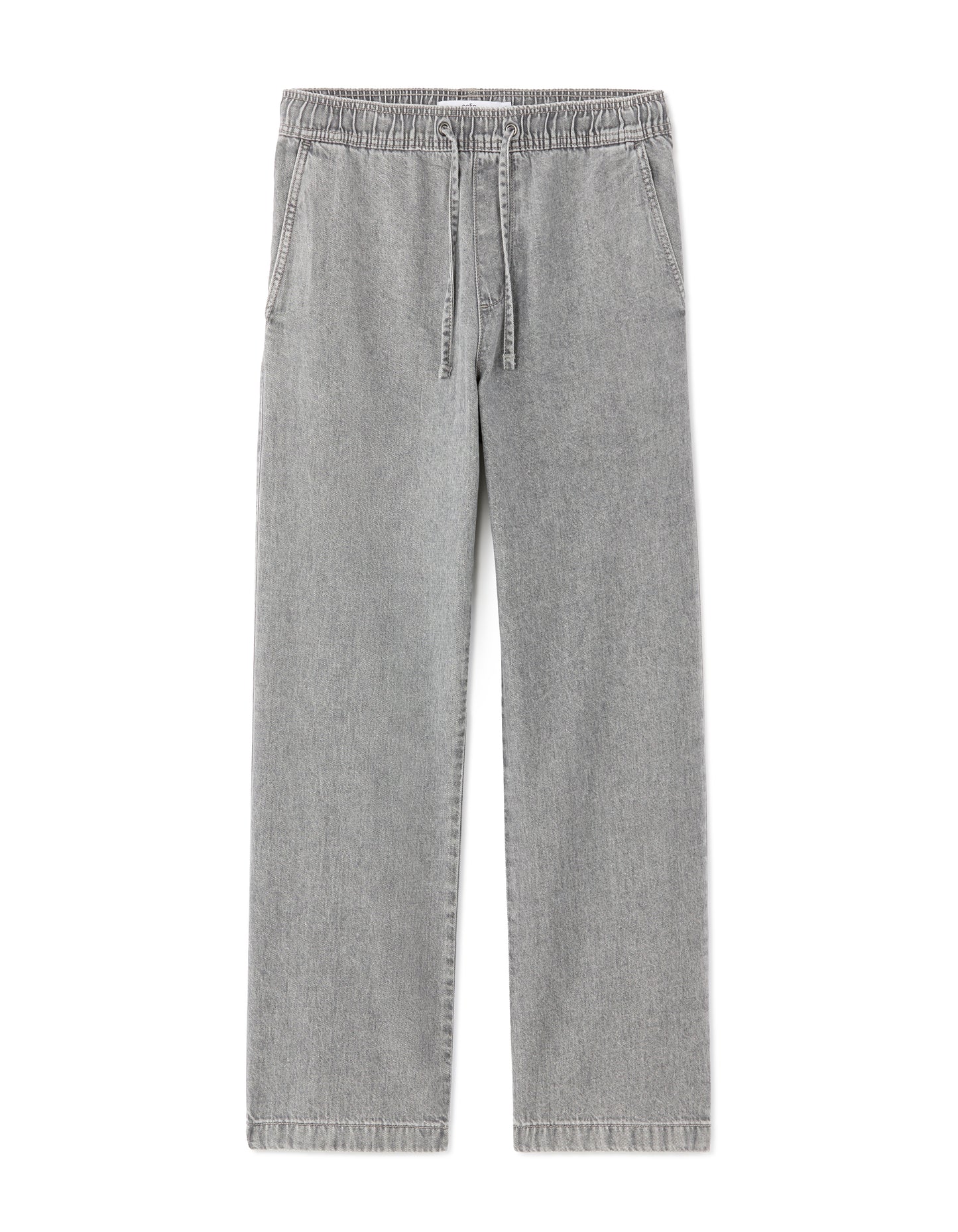 Regular Fit 100% Cotton Solid Casual Trouser - Grey