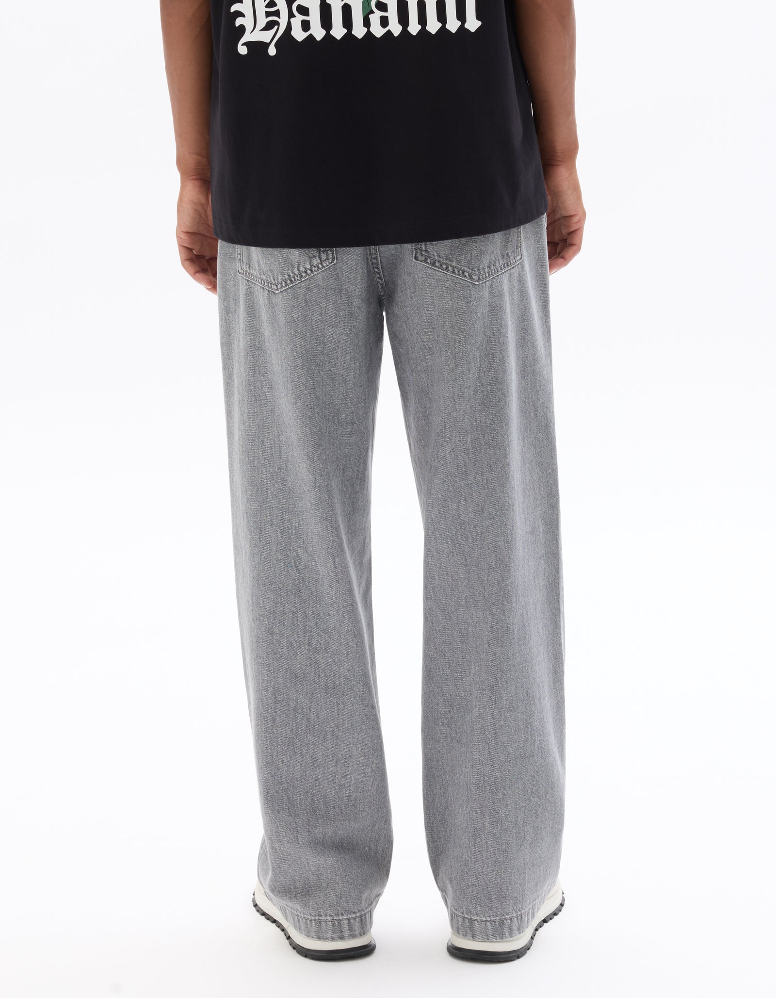 Regular Fit 100% Cotton Solid Casual Trouser - Grey