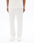 Celio Solid  Cotton White Casual Trouser