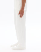 Celio Solid  Cotton White Casual Trouser