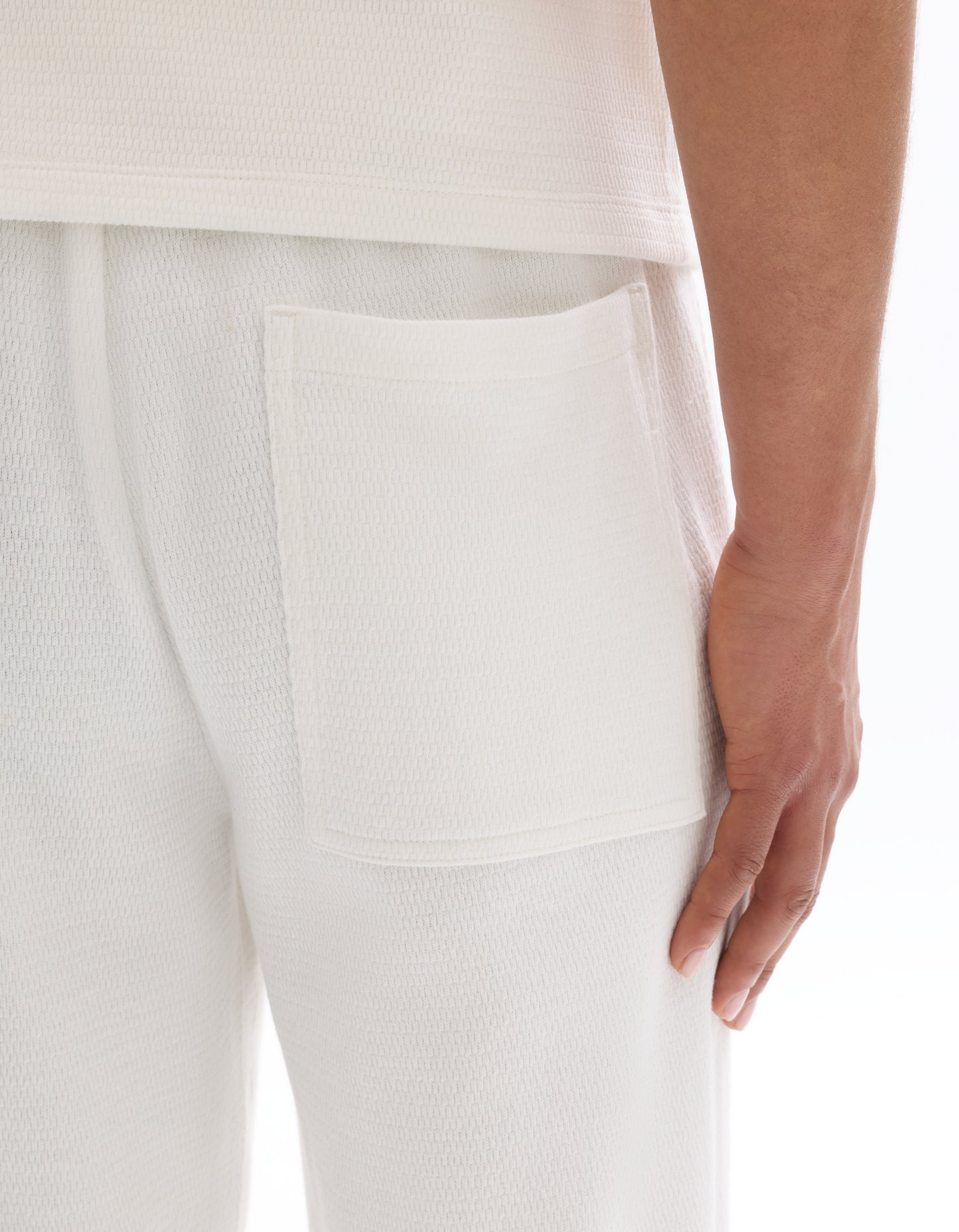 Celio Solid  Cotton White Casual Trouser
