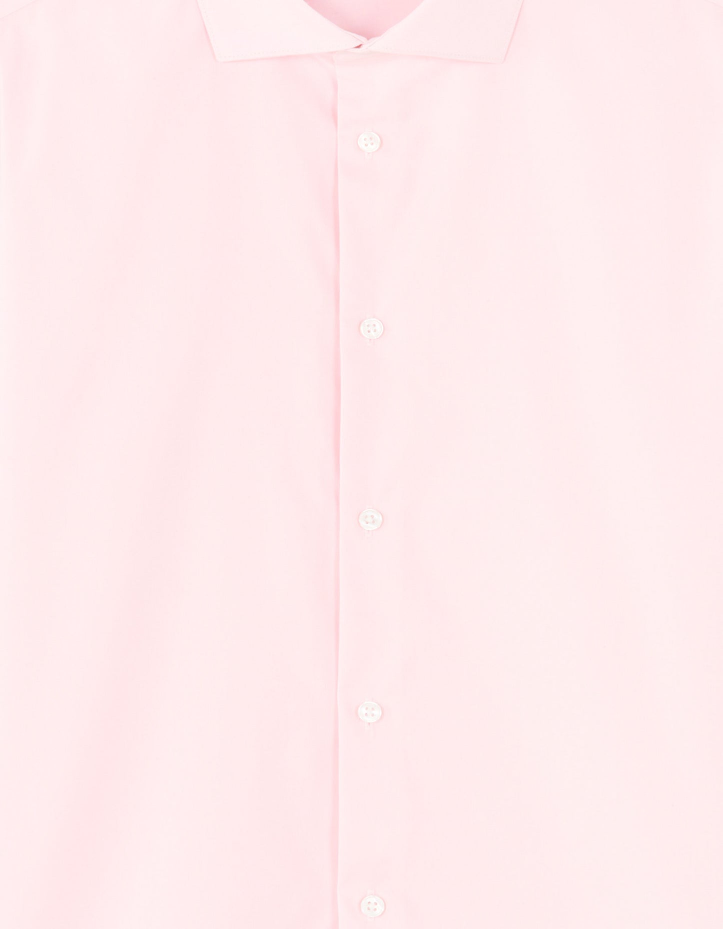 Slim Fit 100% Cotton Solid Spread Collar Shirts - Pink
