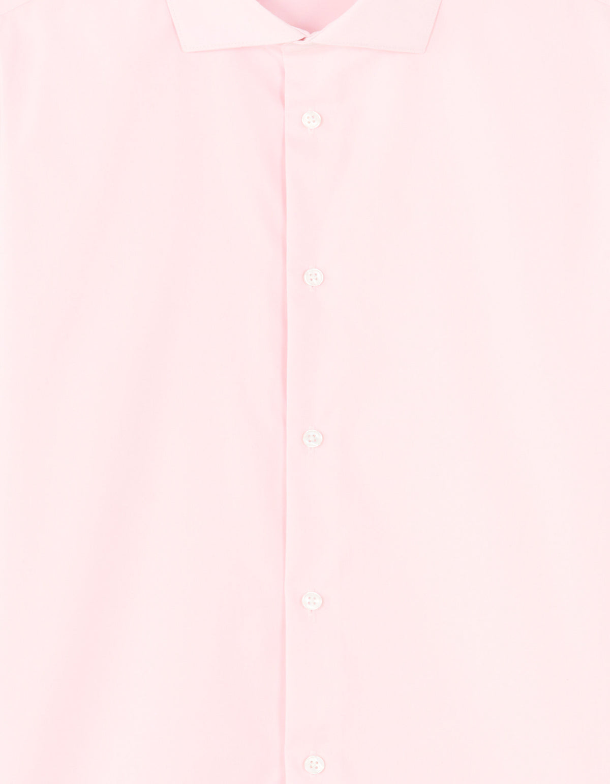 Slim Fit 100% Cotton Solid Spread Collar Shirts - Pink