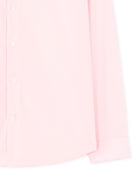 Slim Fit 100% Cotton Solid Spread Collar Shirts - Pink