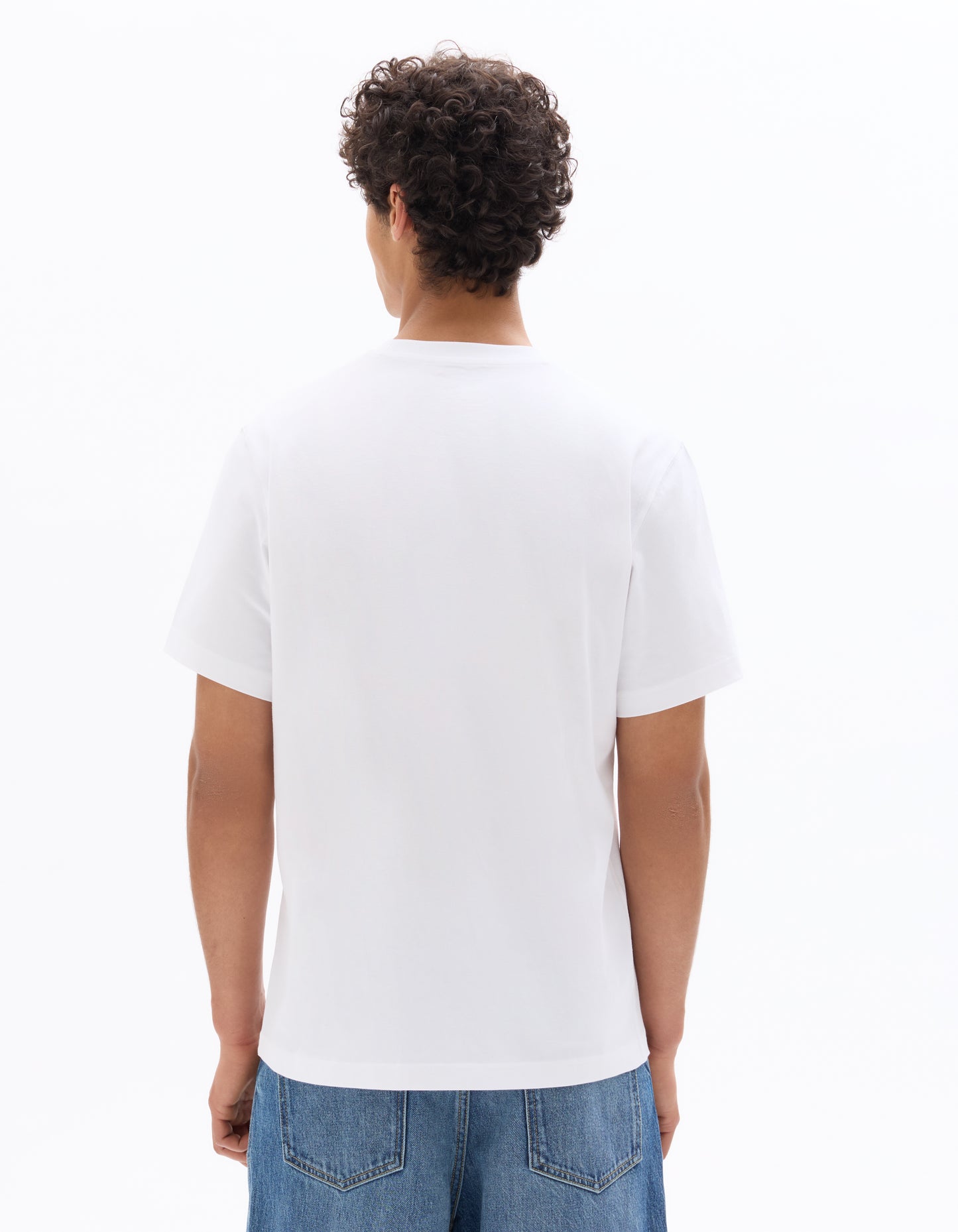 Slim Fit 100% Cotton Solid Crew Neck T-Shirts