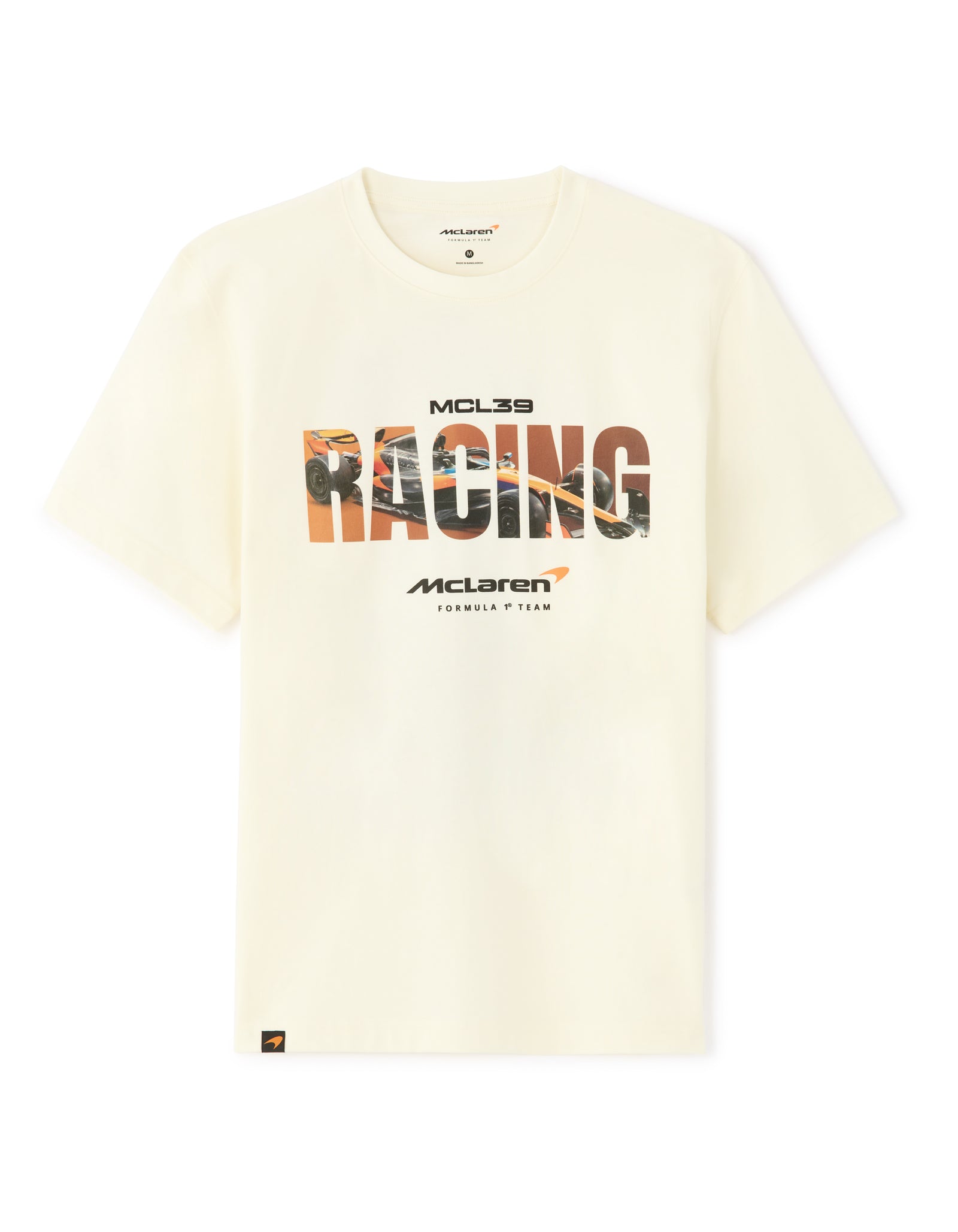 McLaren Racing Slim Fit 100% Cotton Crew Neck T-Shirt