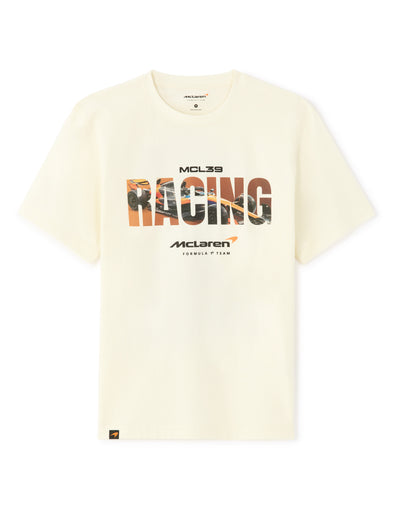 McLaren Racing Slim Fit 100% Cotton Crew Neck T-Shirt