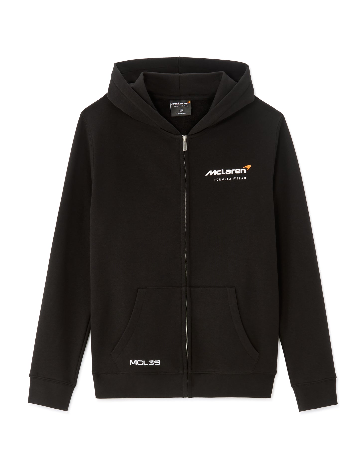 McLaren Racing -Regular Fit -Black Zip-Up Sweatshirt
