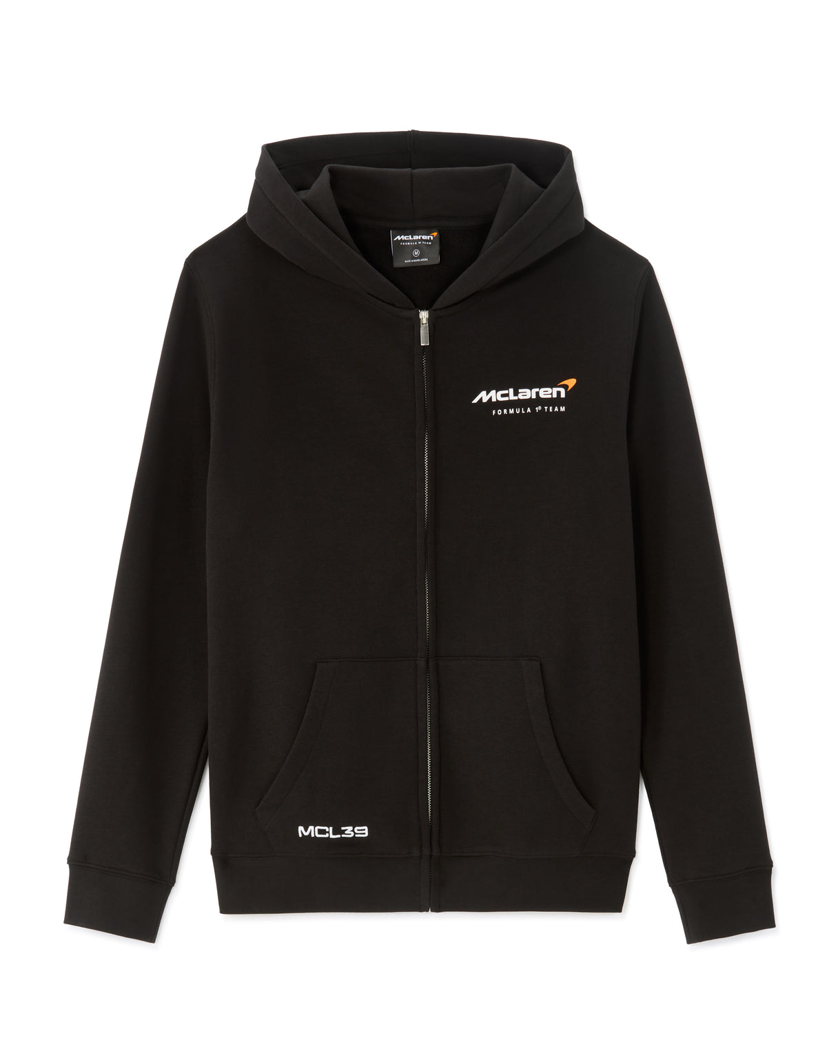 McLaren Racing -Regular Fit -Black Zip-Up Sweatshirt