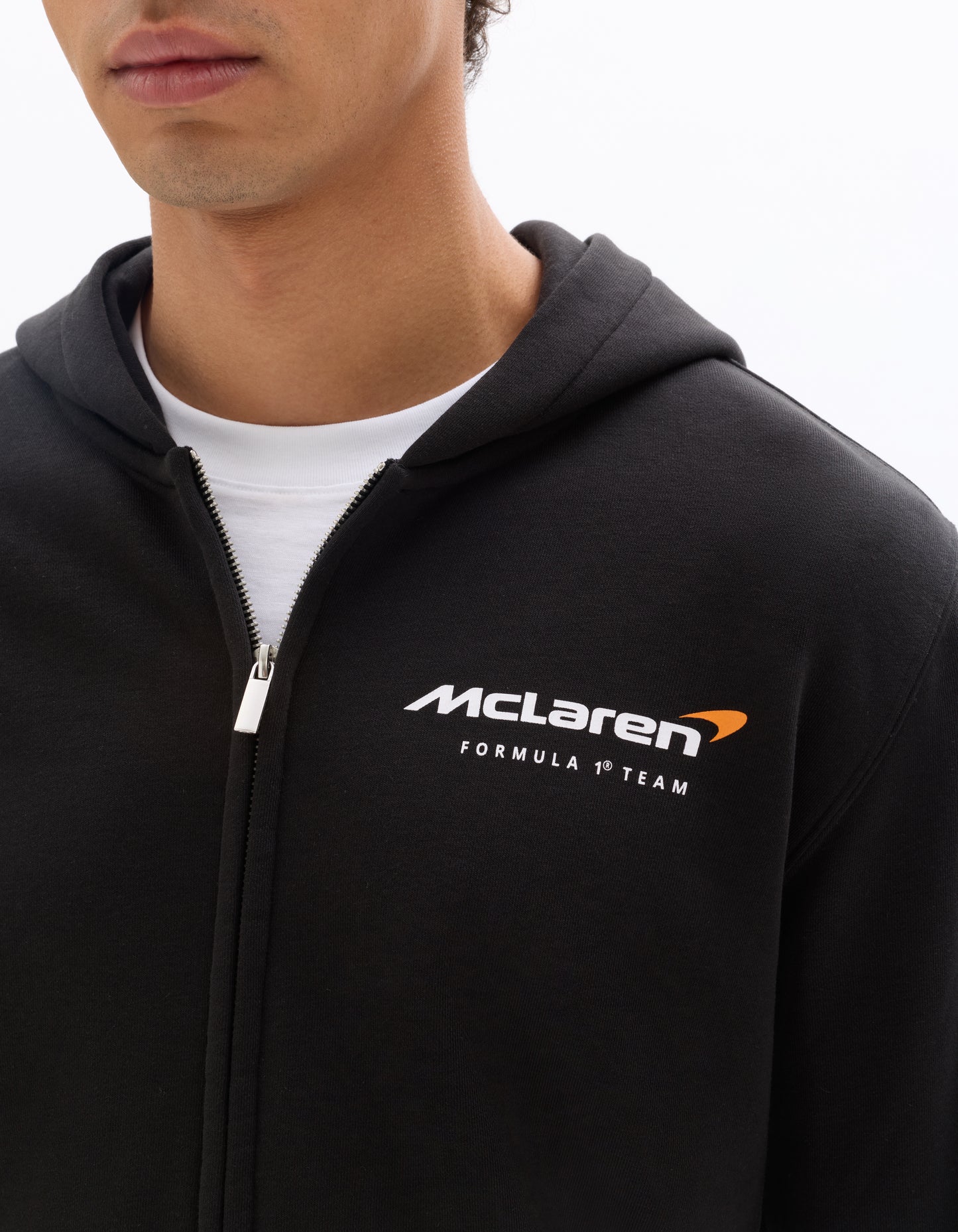 McLaren Racing -Regular Fit -Black Zip-Up Sweatshirt