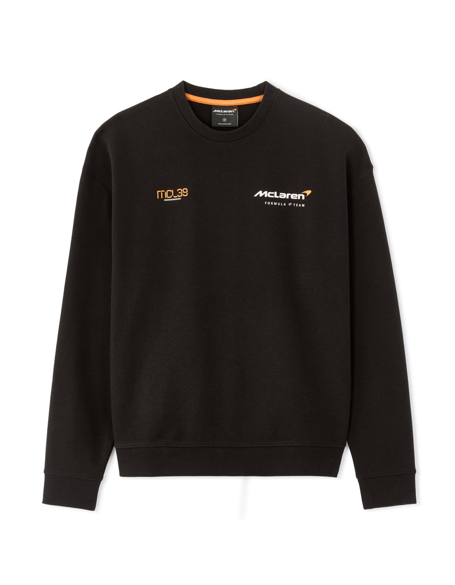 Regular Fit Poly-Cotton Solid Crew Neck Sweatshirts