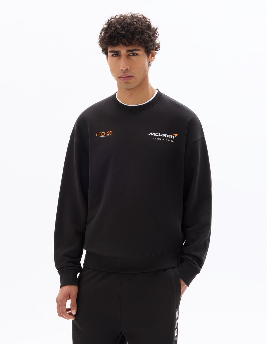 Regular Fit Poly-Cotton Solid Crew Neck Sweatshirts