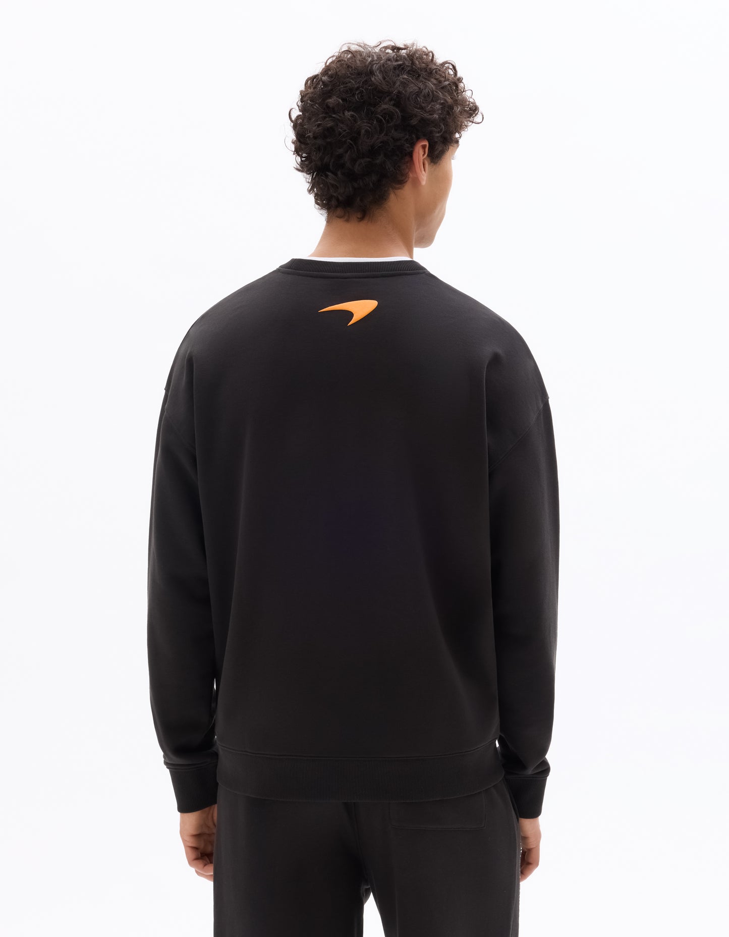 Regular Fit Poly-Cotton Solid Crew Neck Sweatshirts