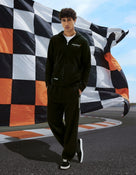 Regular Fit Poly-Cotton Solid Casual Trouser