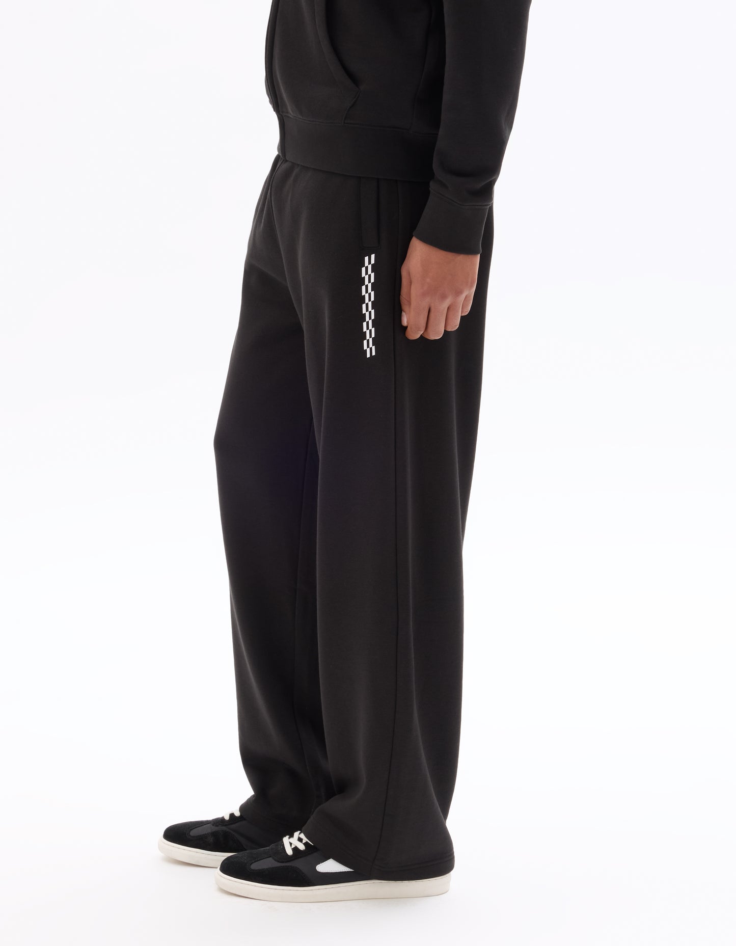 Regular Fit Poly-Cotton Solid Casual Trouser
