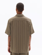 Relaxed Fit 100% Cotton Solid Cuban Collar Shirts