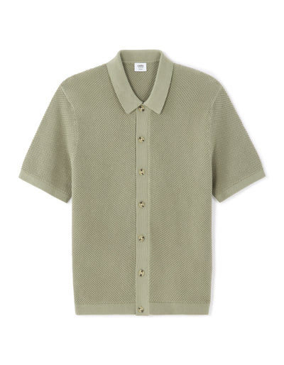 Celio Solid  Cotton Khaki Shirt
