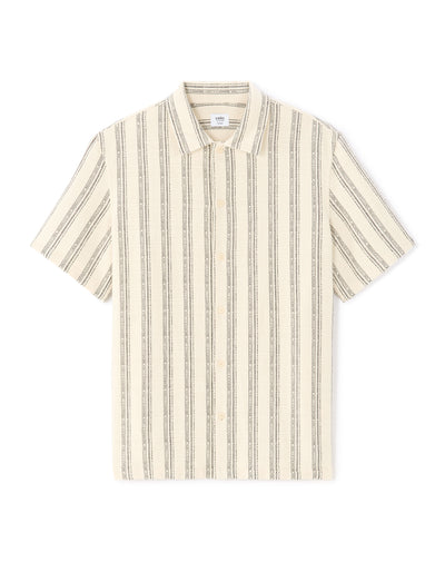 Regular Fit 100% Cotton Regular Collar Shirts - Off White