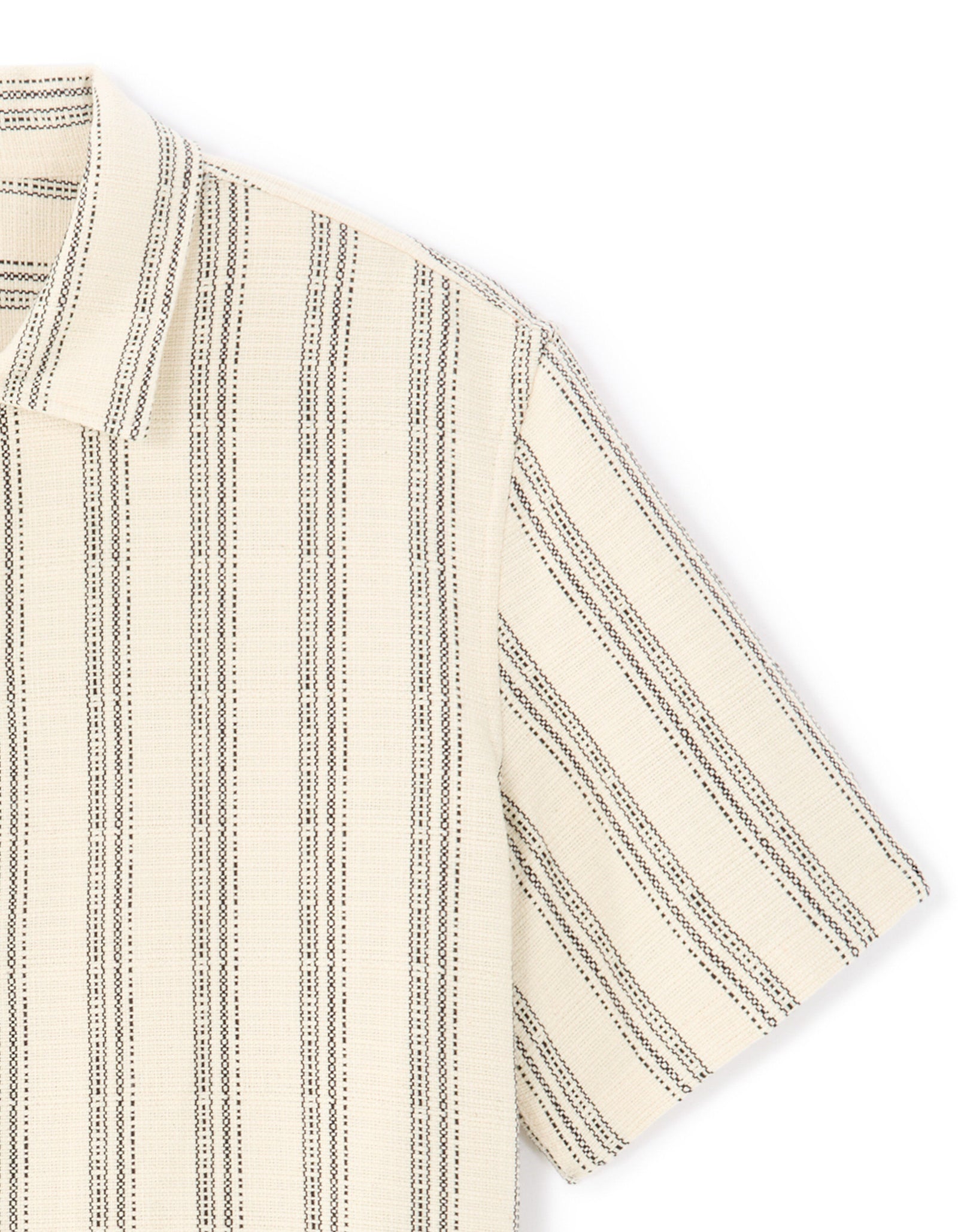 Regular Fit 100% Cotton Regular Collar Shirts - Off White