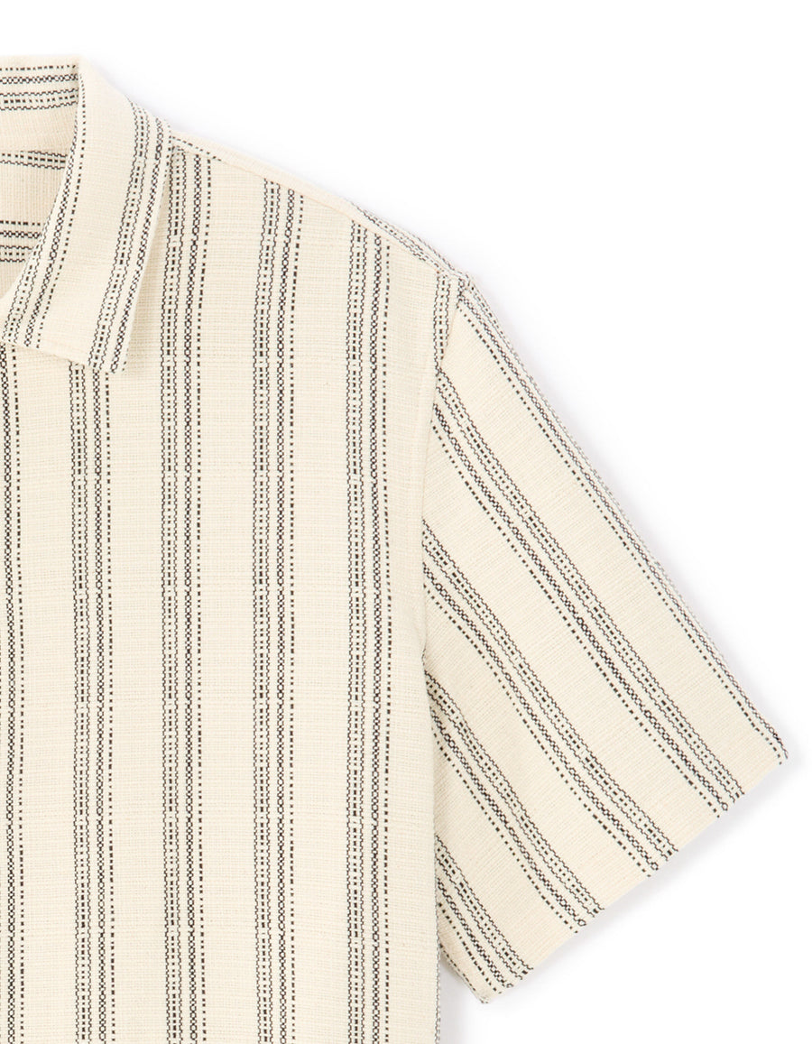 Regular Fit 100% Cotton Regular Collar Shirts - Off White