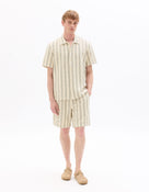 Regular Fit 100% Cotton Regular Collar Shirts - Off White