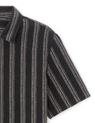 Regular Fit 100% Cotton Regular Collar Shirts - Black