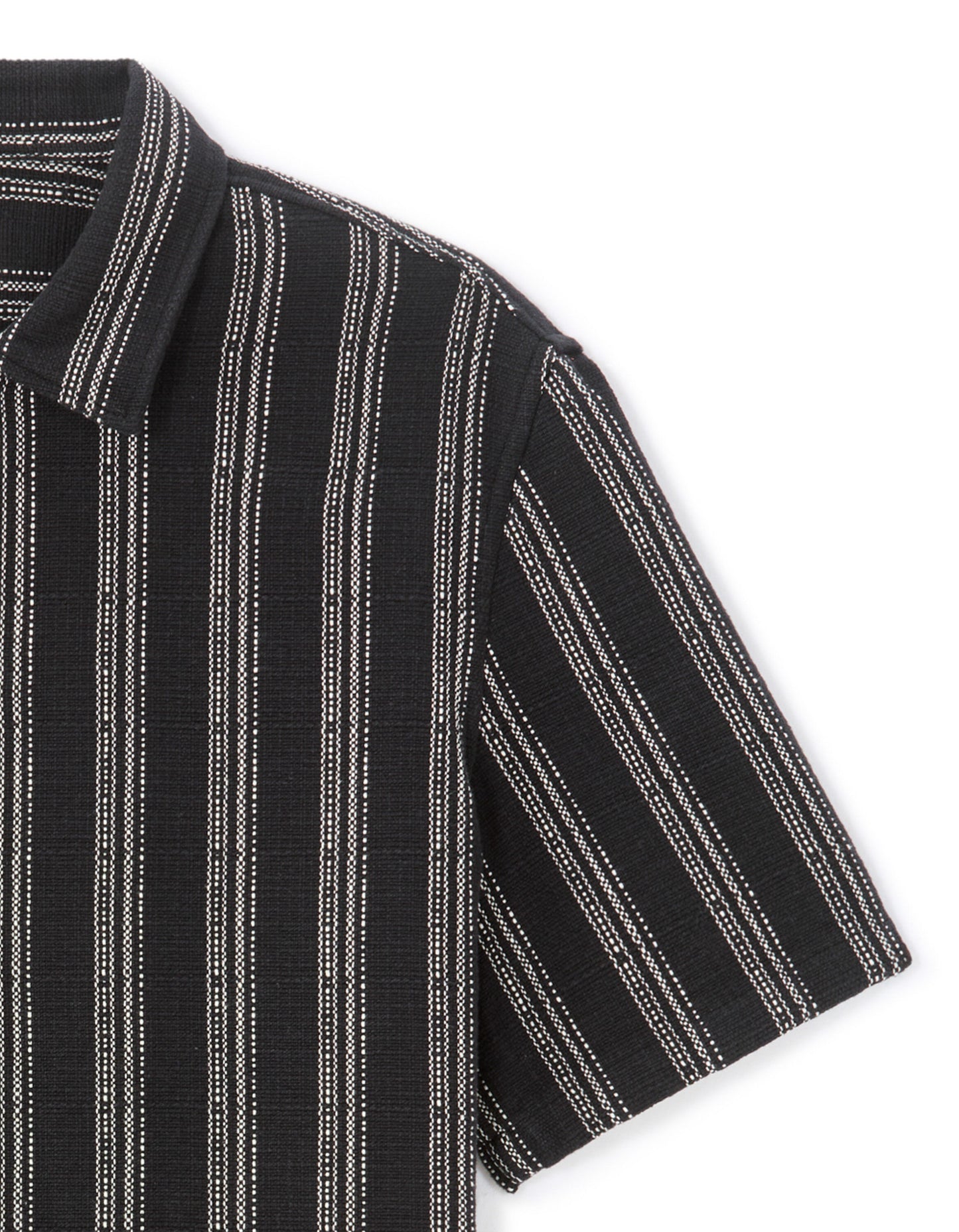 Regular Fit 100% Cotton Regular Collar Shirts - Black