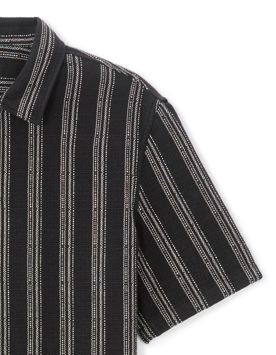 Regular Fit 100% Cotton Regular Collar Shirts - Black