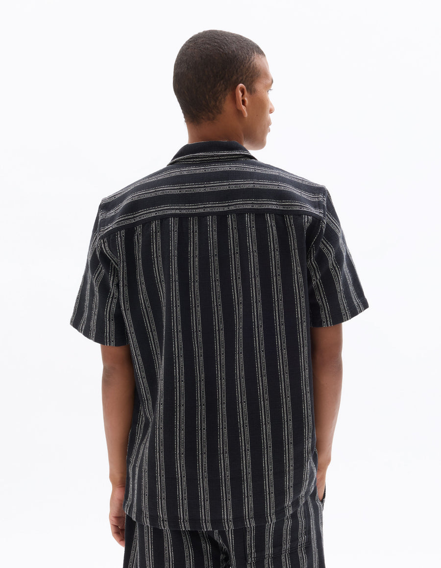 Regular Fit 100% Cotton Regular Collar Shirts - Black