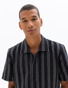 Regular Fit 100% Cotton Regular Collar Shirts - Black