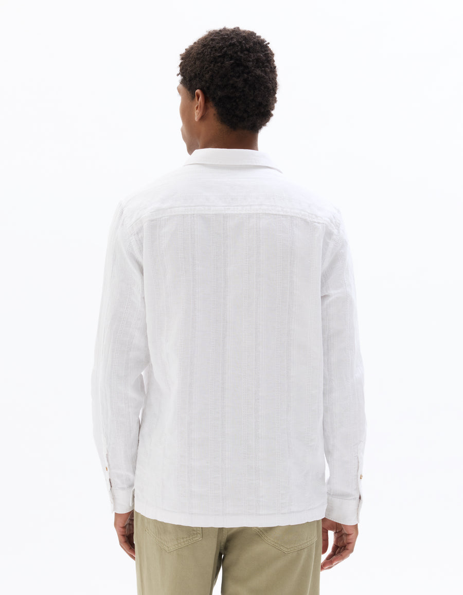Regular Fit Cotton Solid French Collar Shirts